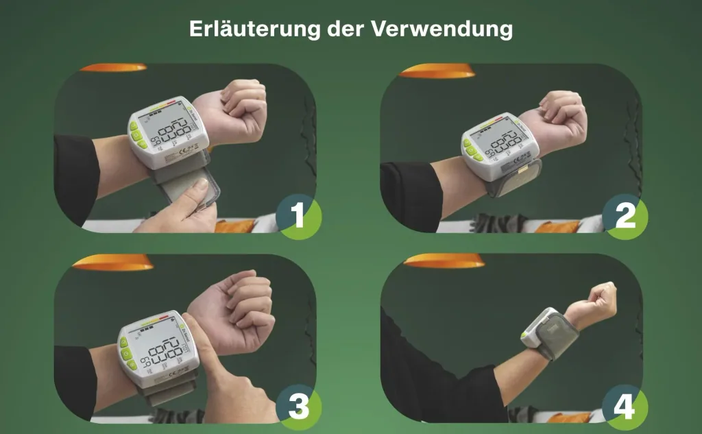 Handgelenk-Blutdruckmessgerät