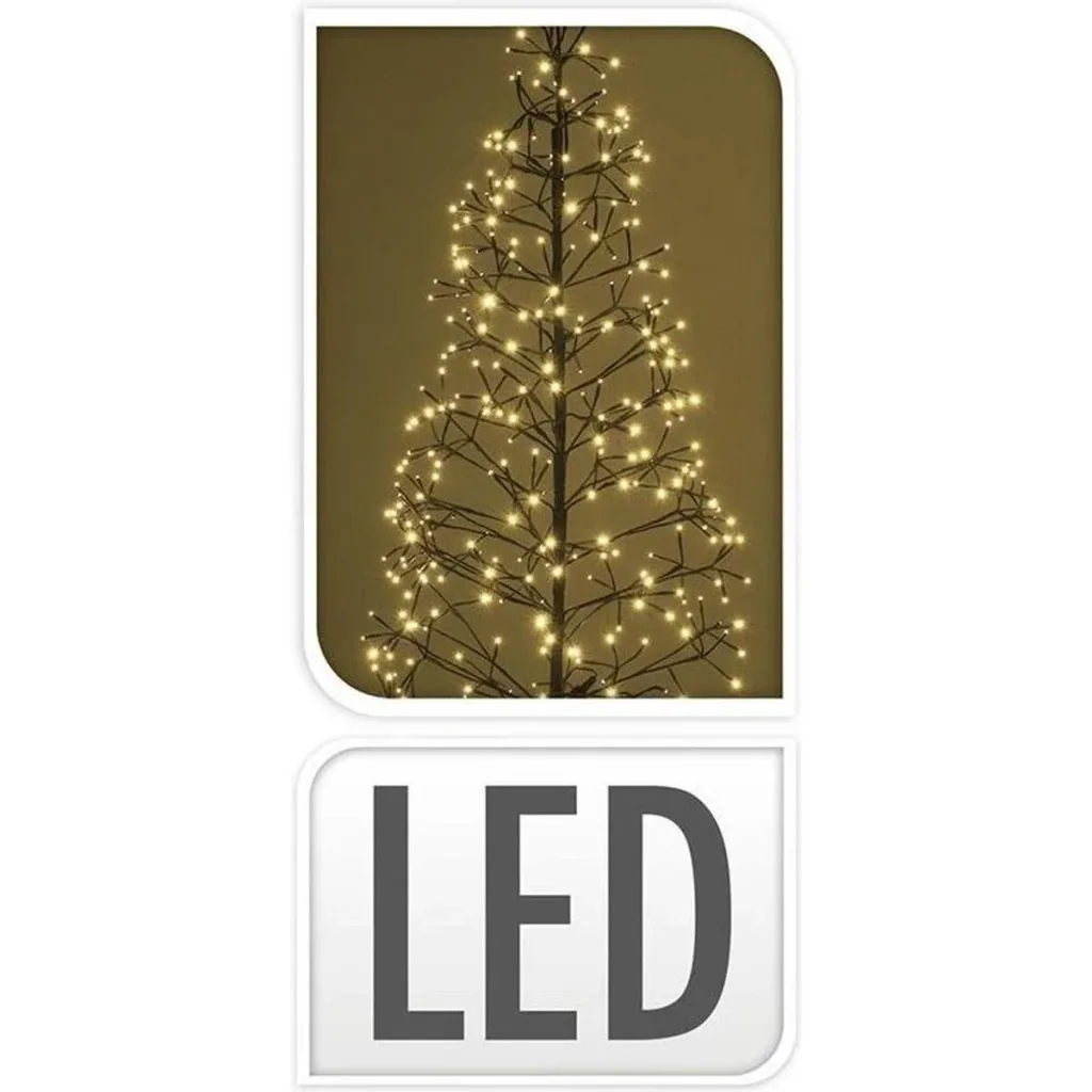 Lichterbaum 160 LED - 120 cm - Für innen UND außen - Warmweiß