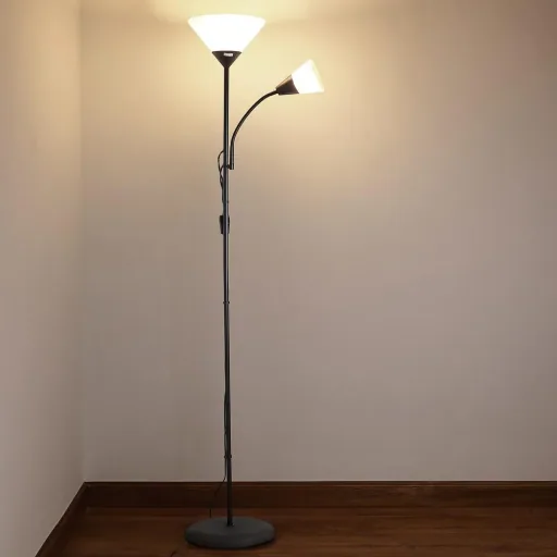 Stehlampe Alissa schwarz 28 x 175cm