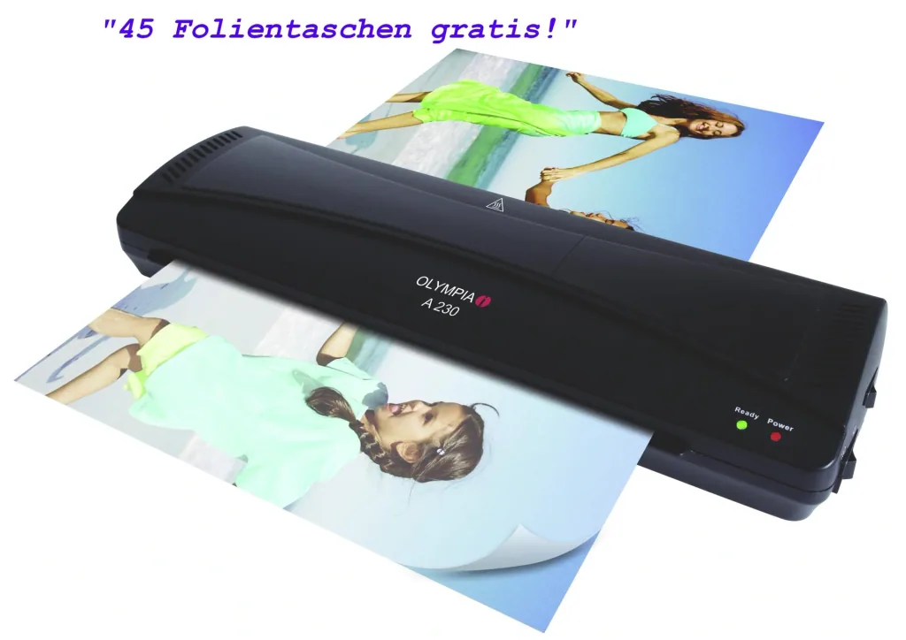 Laminiergerät A-230 - Format bis zu DIN A4 möglich