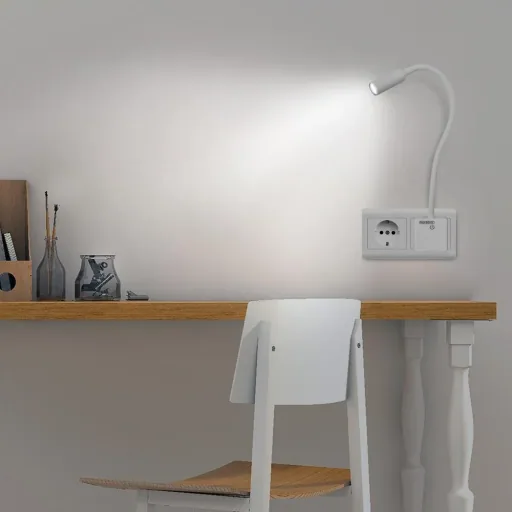 LED-Wandleuchte Svetloba Weiß