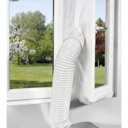 Mobiles Klimagerät mit Luftschlauch und Fensterdichtungsset - Splendid Dolceclima Compact 9 P - 9.000 BTU/h