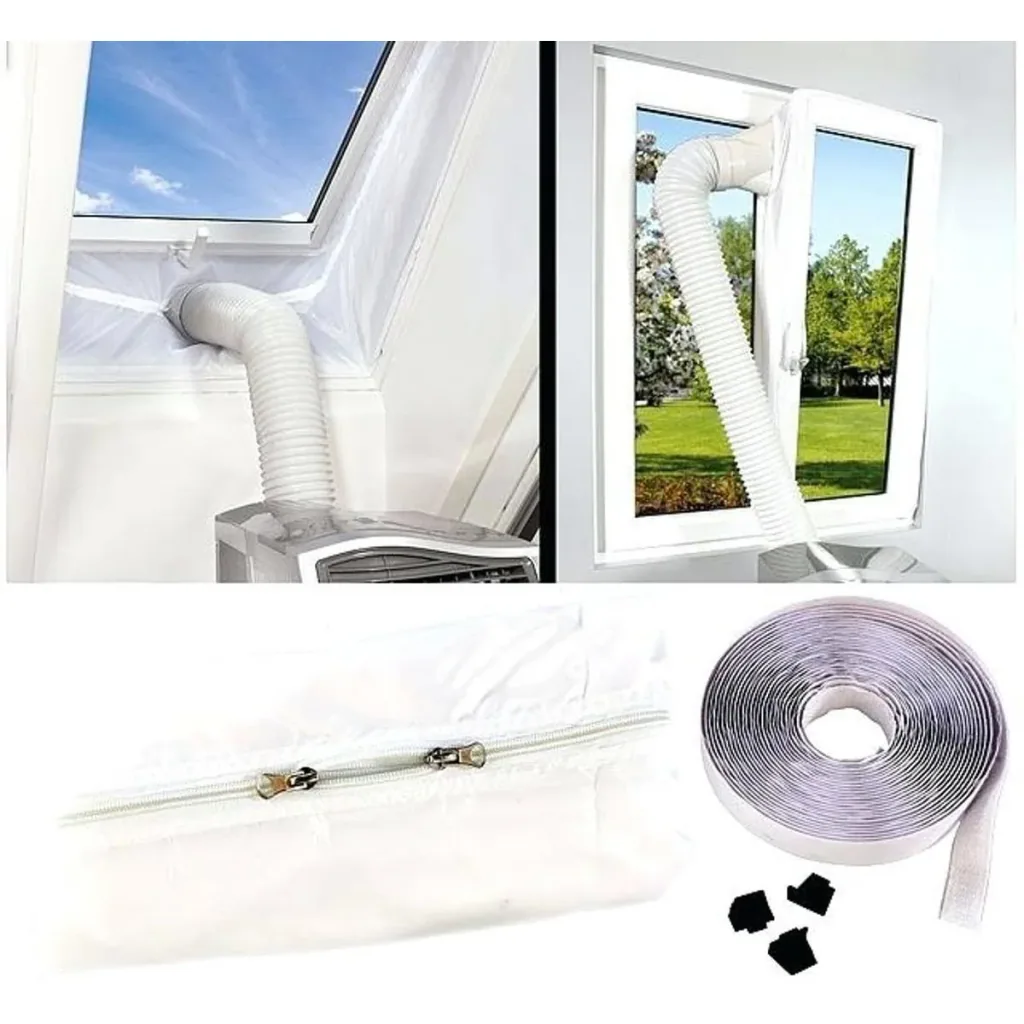 Mobiles Klimagerät mit Luftschlauch und Fensterdichtungsset - Splendid Dolceclima Compact 9 P - 9.000 BTU/h