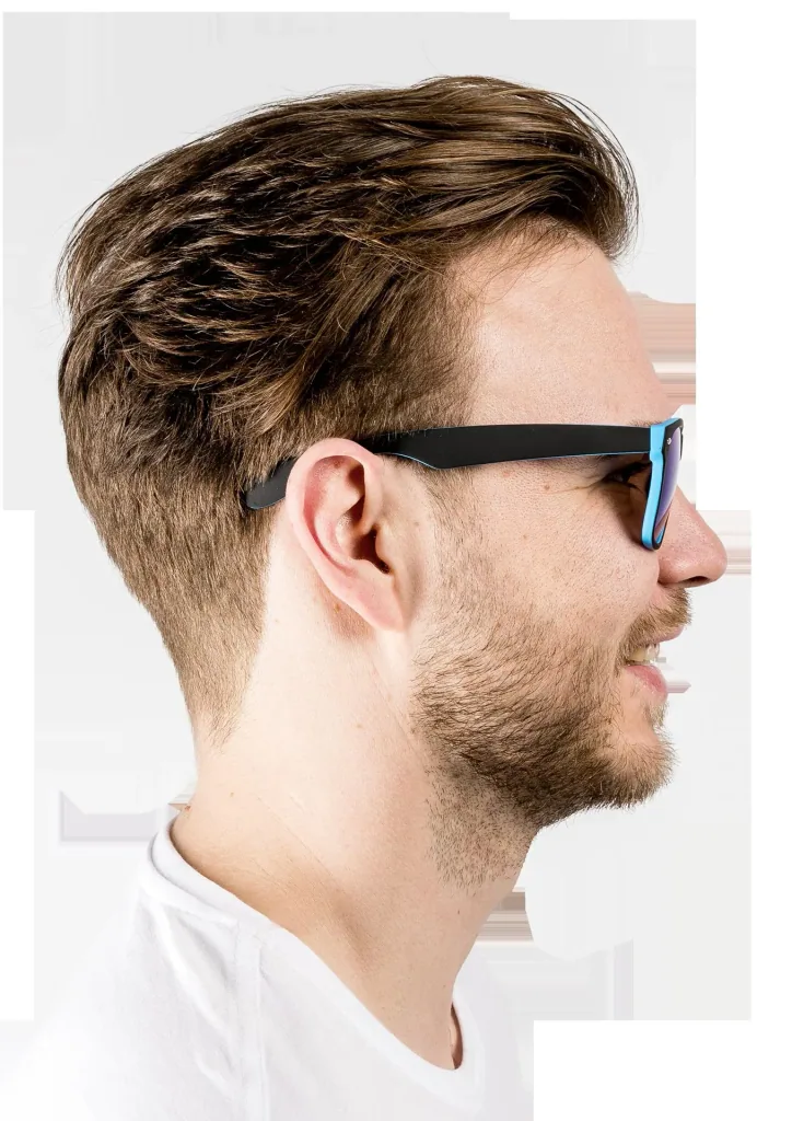 Sonnenbrillen im Doppelpack, schwarz mit grau + schwarz mit blau