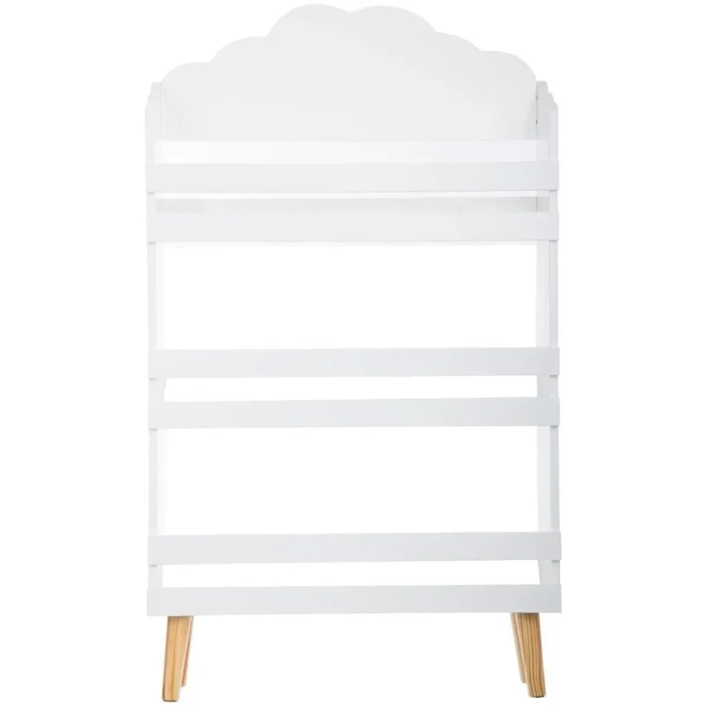 Schrank im Wolfsdesign - 58x100x18 cm - Weiß