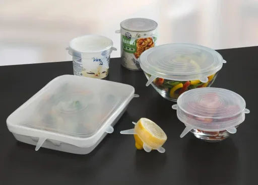 Silikon Abdeckhauben, Stretch 6-teilig