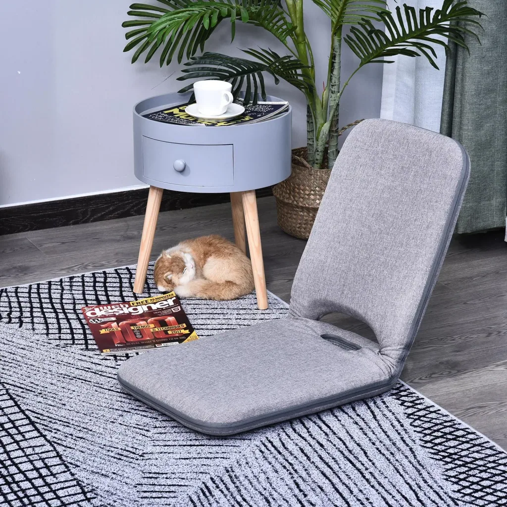 Sitzkissen mit verstellbarer Rückenlehne