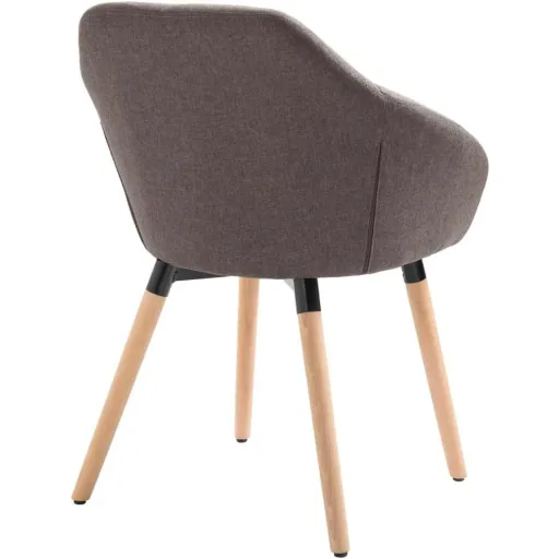 Esszimmerstühle Stoff taupe