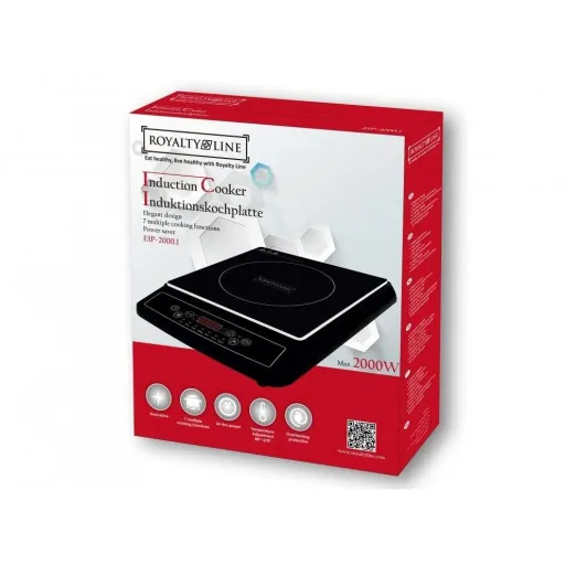 Induktionskochfeld 1 Brenner - 2000W - 30x30x5 cm