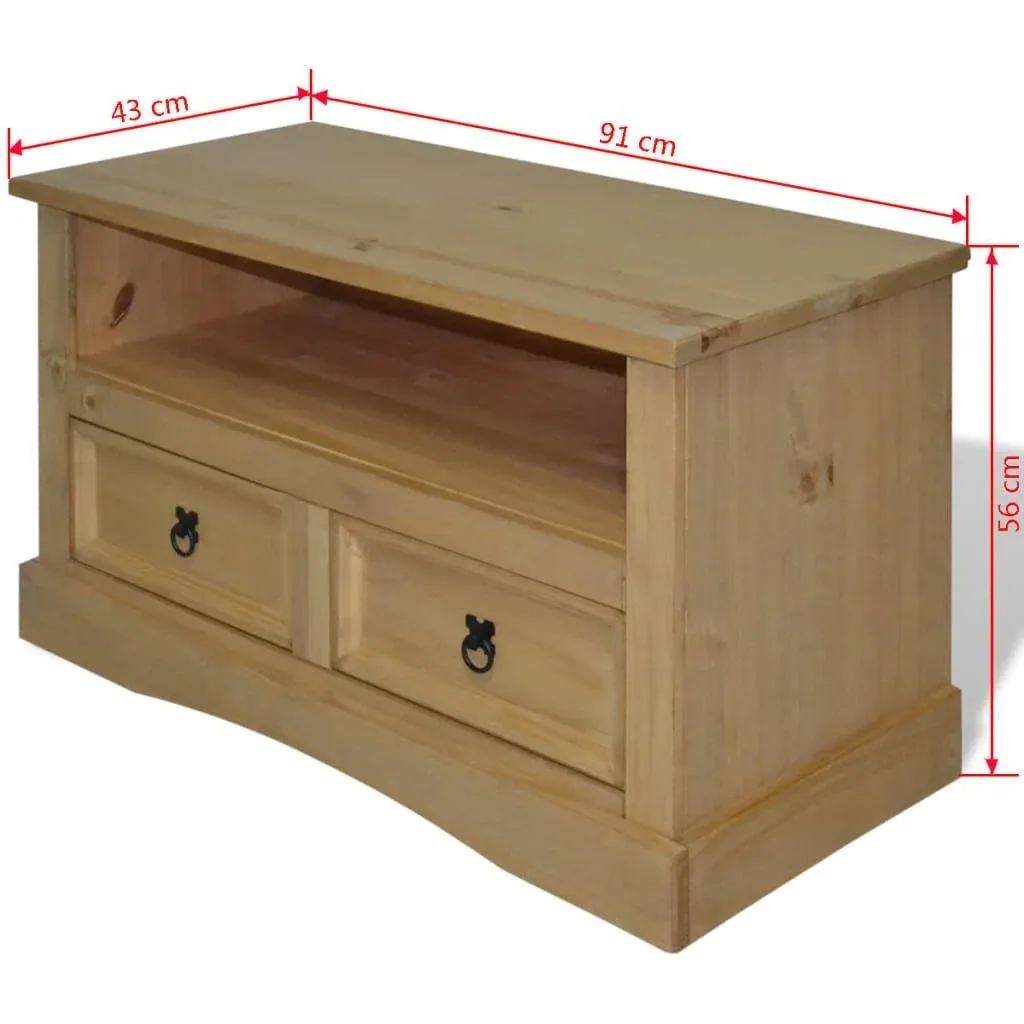 TV-Schrank Mexikanische Kiefer Corona-Stil 91x43x56 cm