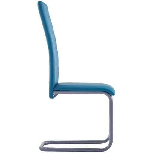 Esszimmerstühle 2-Sitzer Kunstleder blau