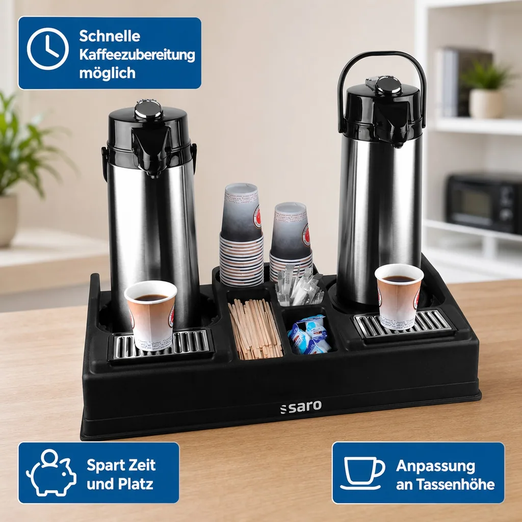 Saro Kaffeestation LEO 2 - Effizienter & stilvoller Kaffeeausschank im Büro & zu Hause