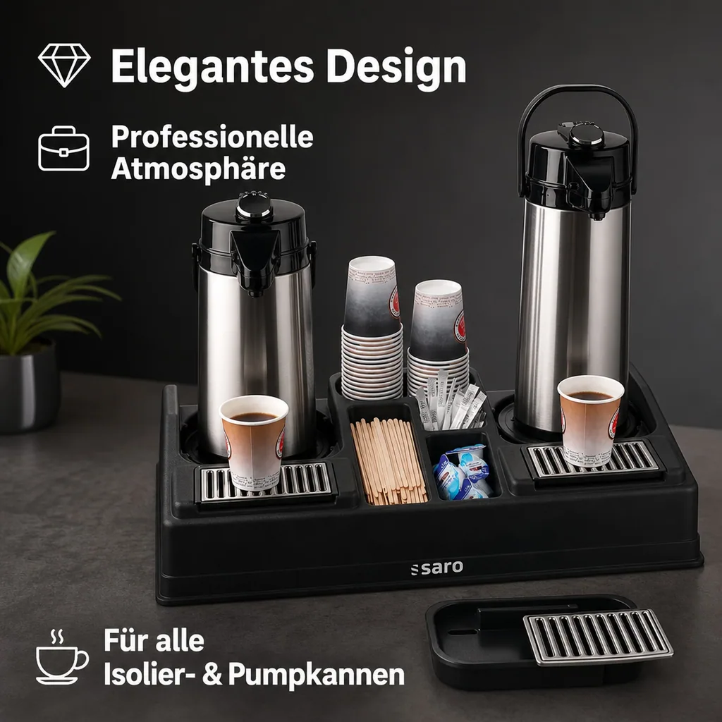 Saro Kaffeestation LEO 2 - Effizienter & stilvoller Kaffeeausschank im Büro & zu Hause
