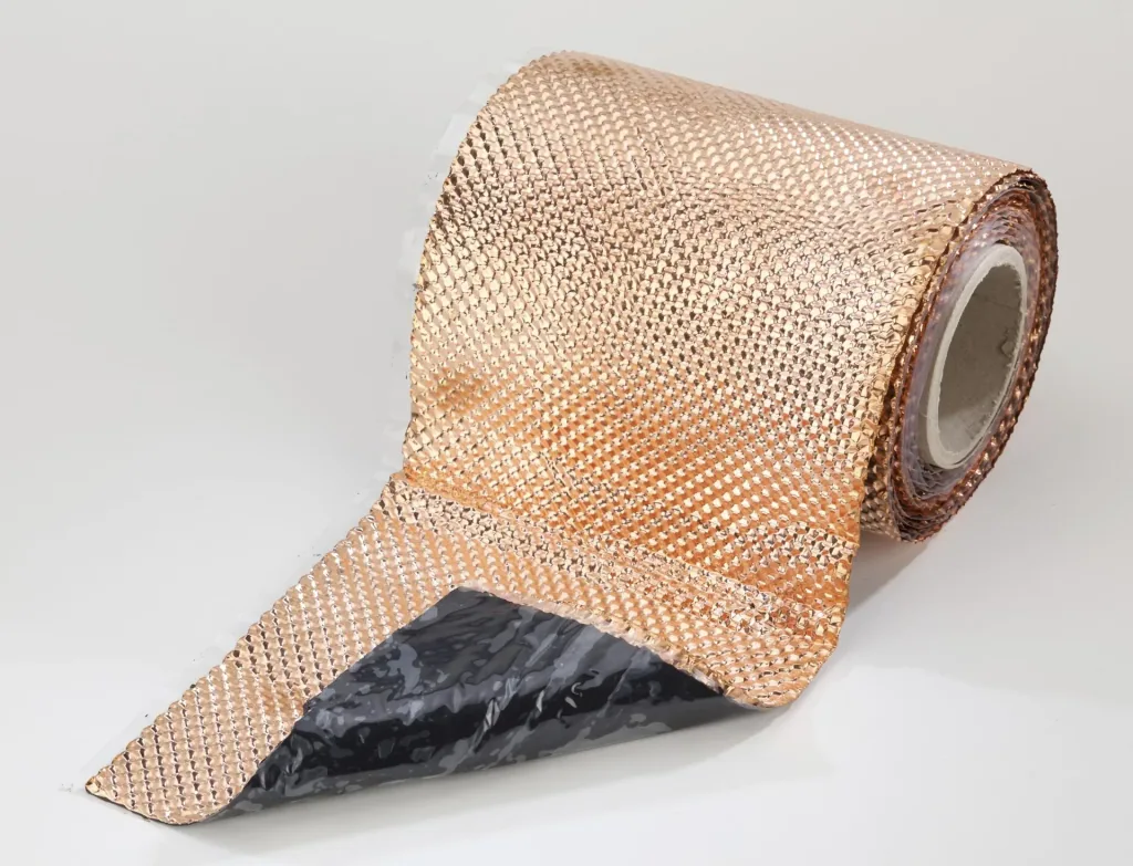 Dach-Reinigungsband, 5 Meter Rolle, Strukturiertes Kupferband.