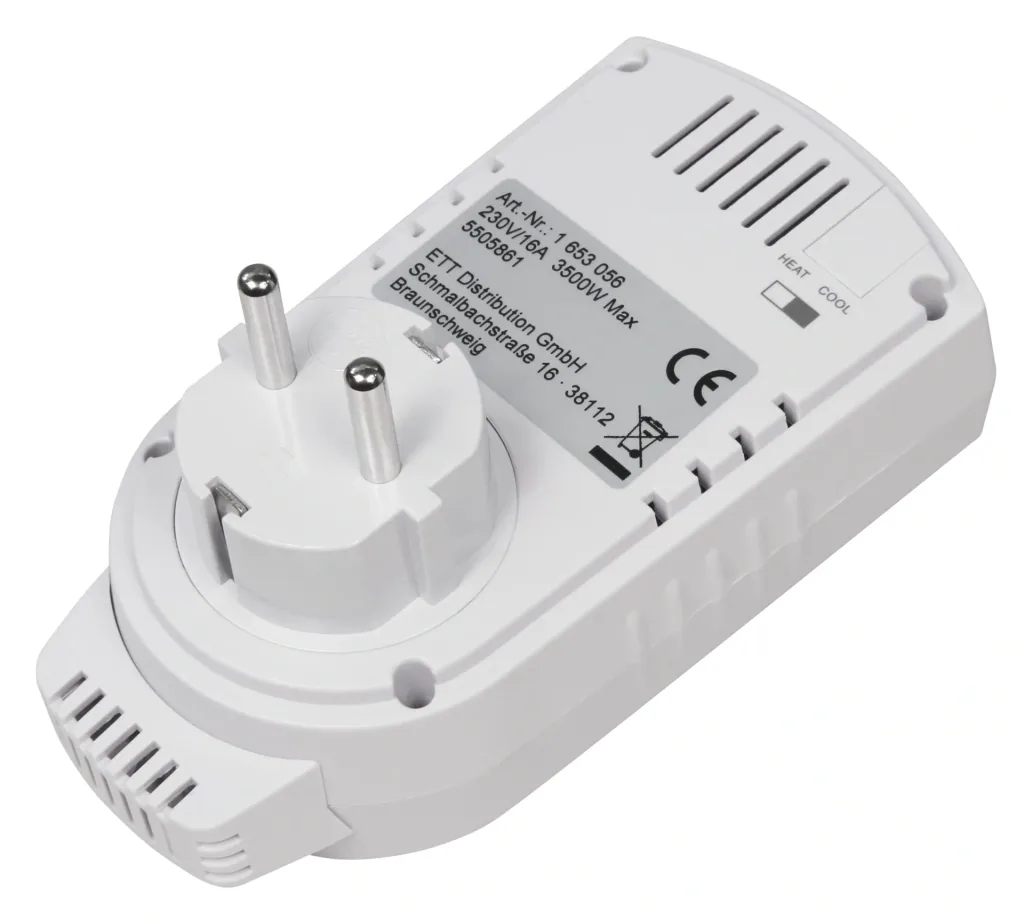 Steckdosen-Thermostat 5-30°C, 3500W