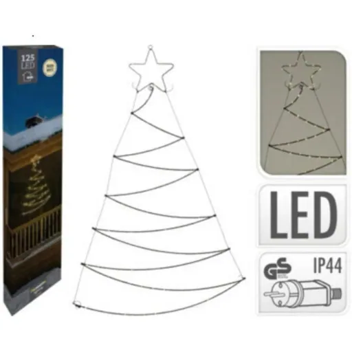 Beleuchteter LED-Weihnachtsbaum - 125LED - 76X110CM