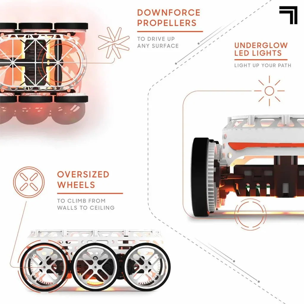 Sharper Image RC Gravity Rover - Fährt über Boden, Wände und Decken