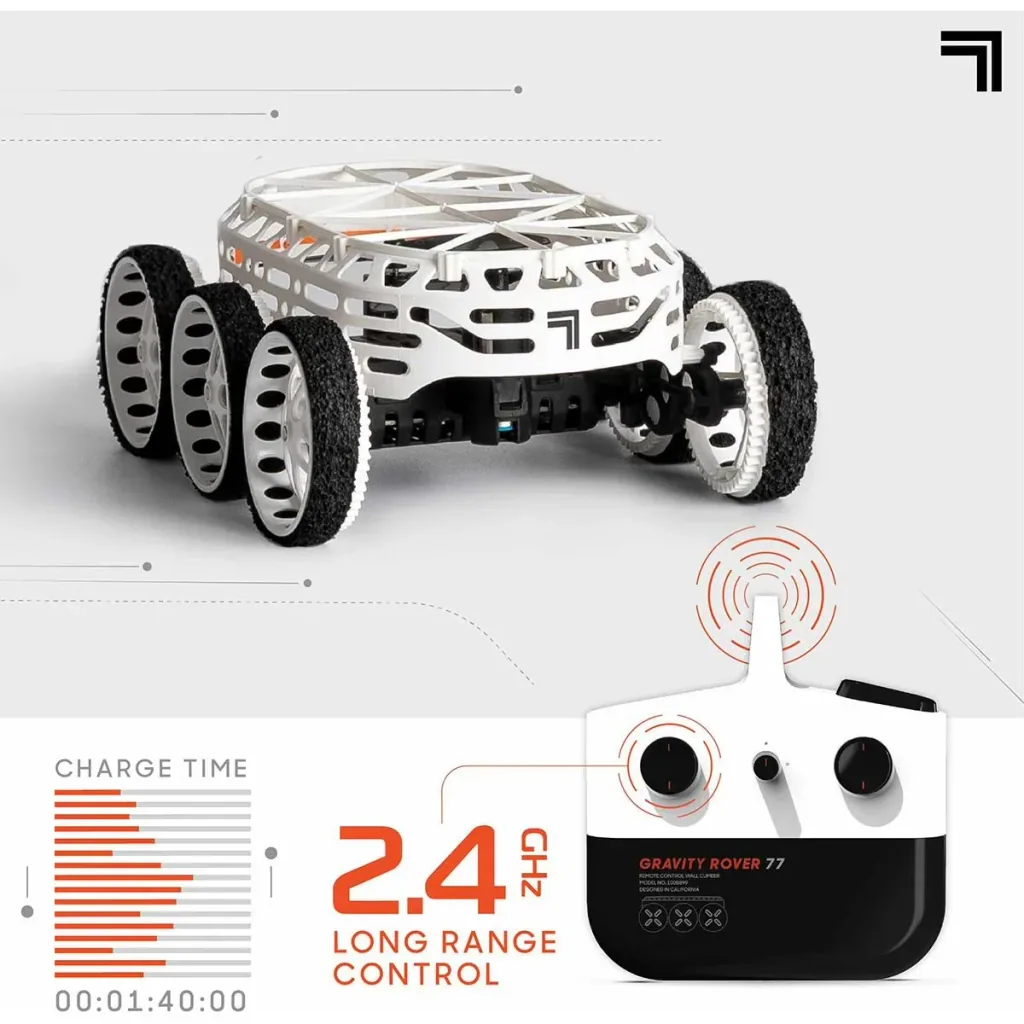 Sharper Image RC Gravity Rover - Fährt über Boden, Wände und Decken