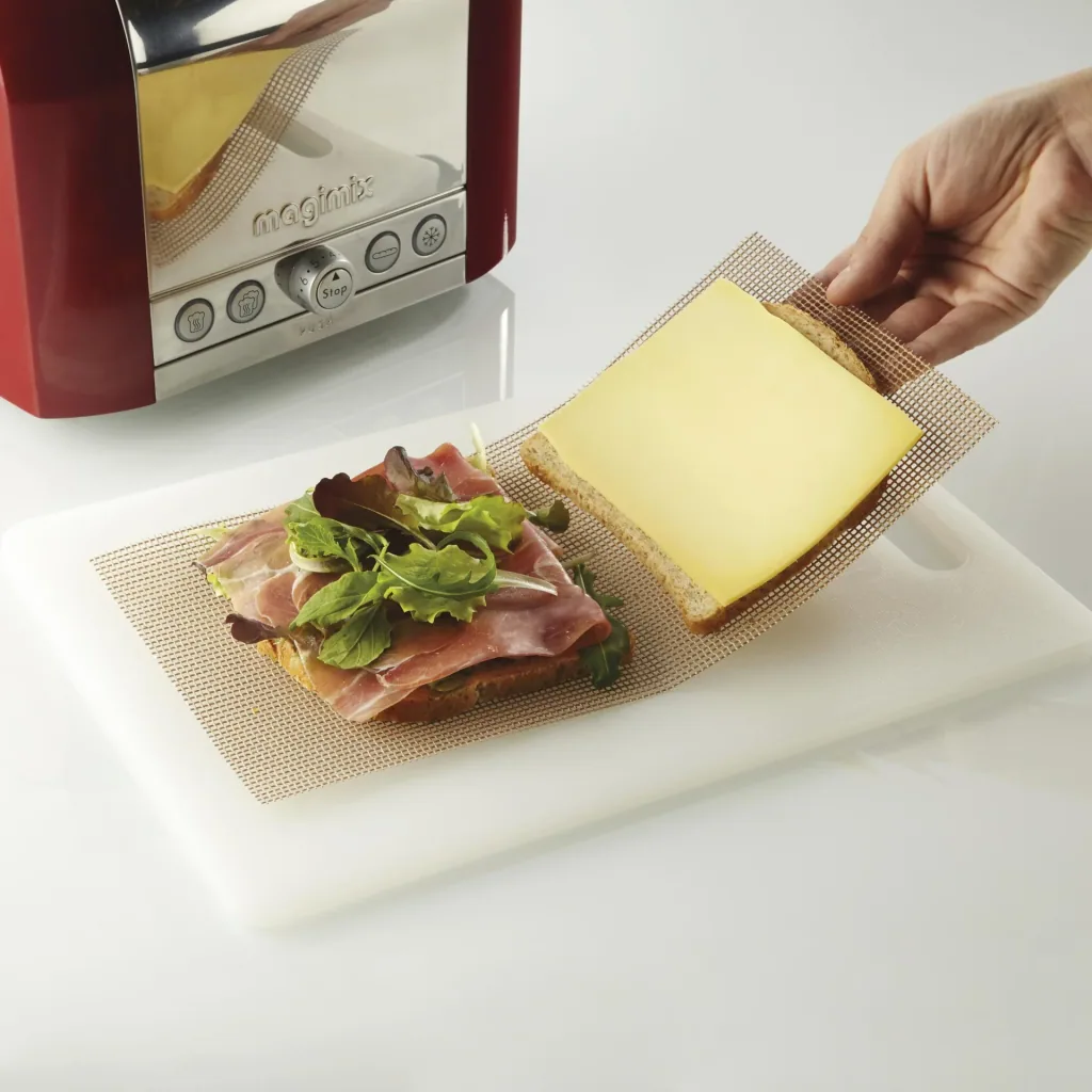 Crispy Toast Tasche 2er Set - Antihaft-Toastasche für Sandwiches und Snacks