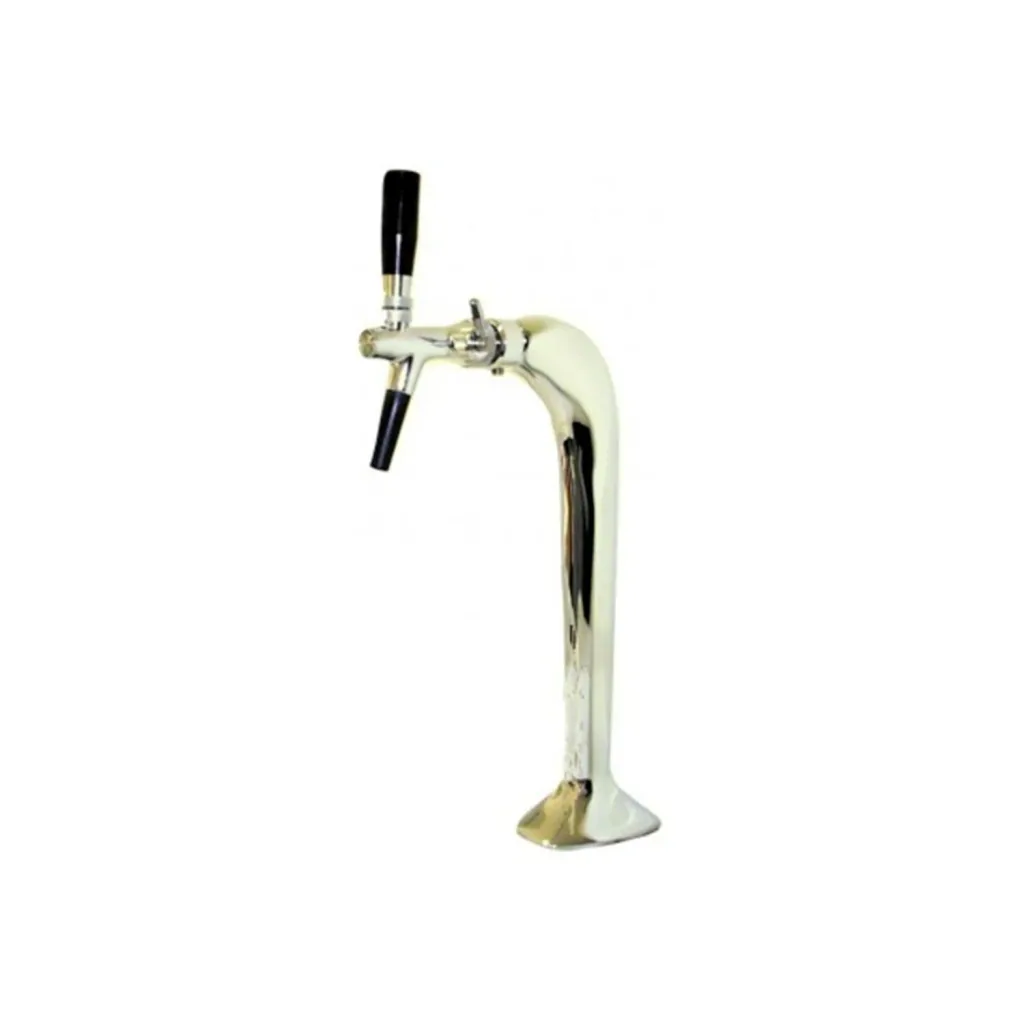 Schanksäule, Bierzapfsäule, Gold, 1-leitig, elegant