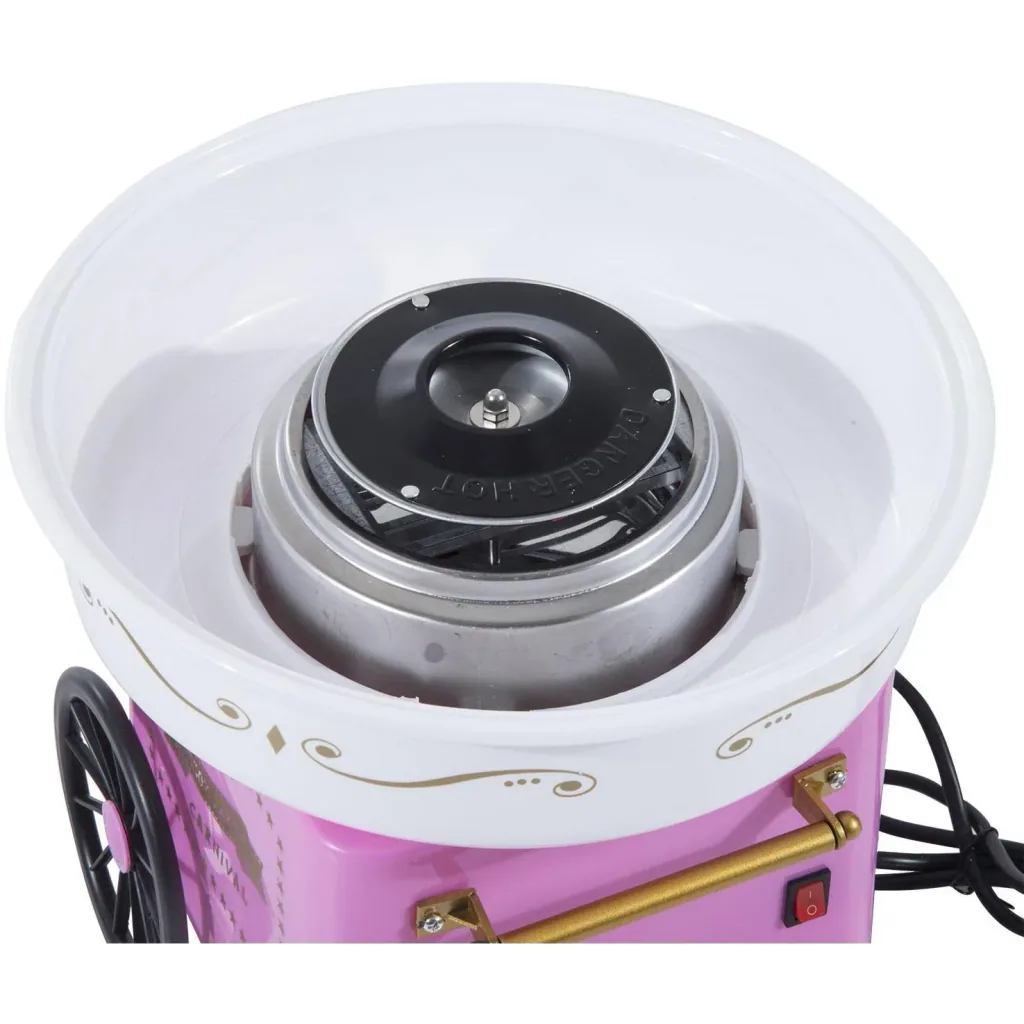 Zuckerwattemaschine Zuckerwattegerät Pink