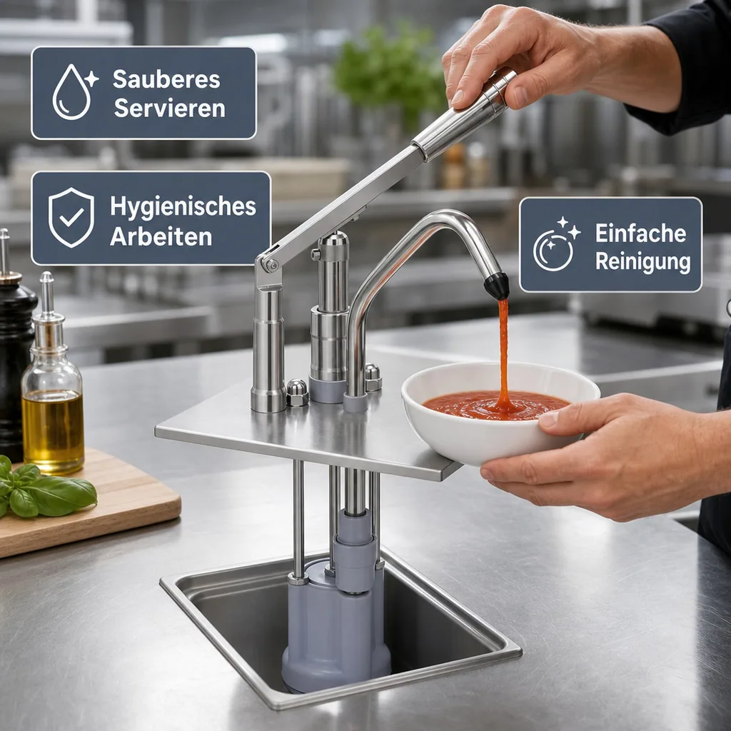 Saro Deckel mit Pumpendispenser, 1/3 GN KD-0213