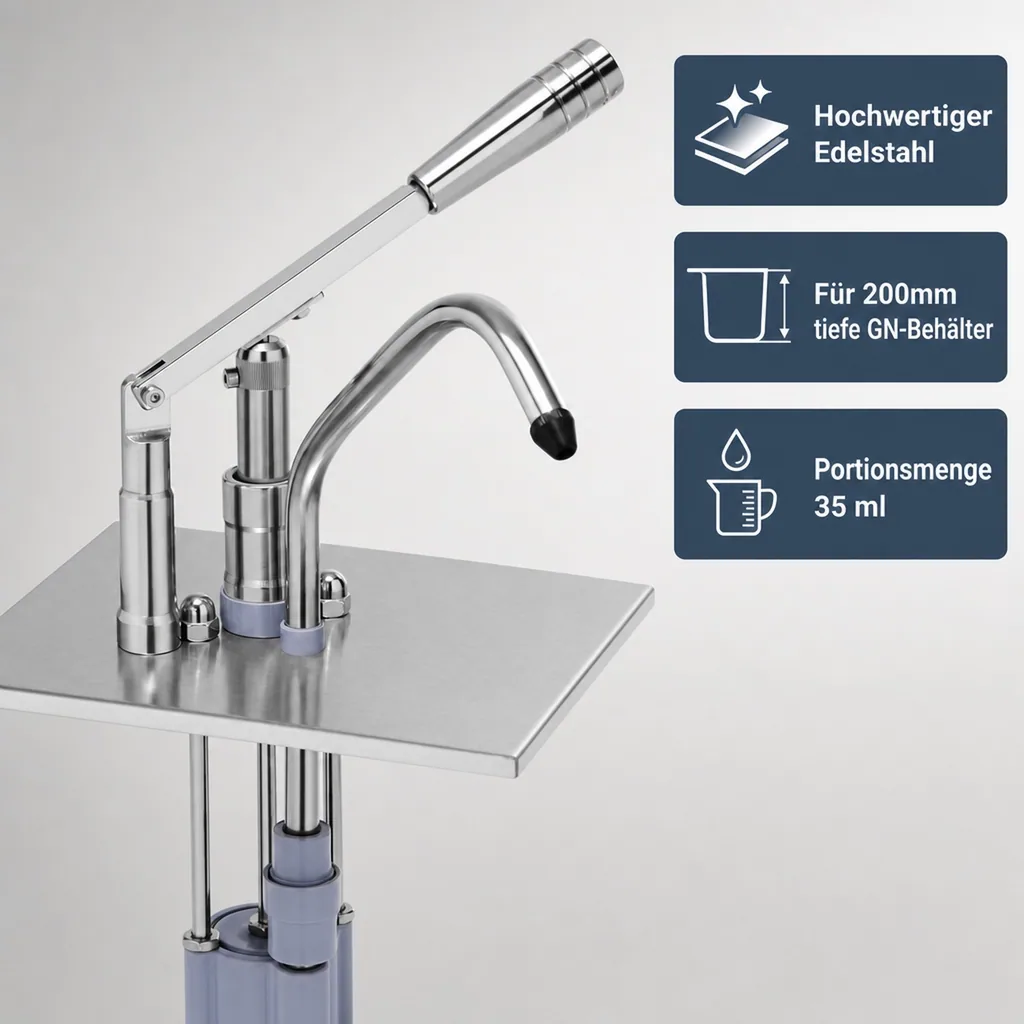 Saro Deckel mit Pumpendispenser, 1/3 GN KD-0213