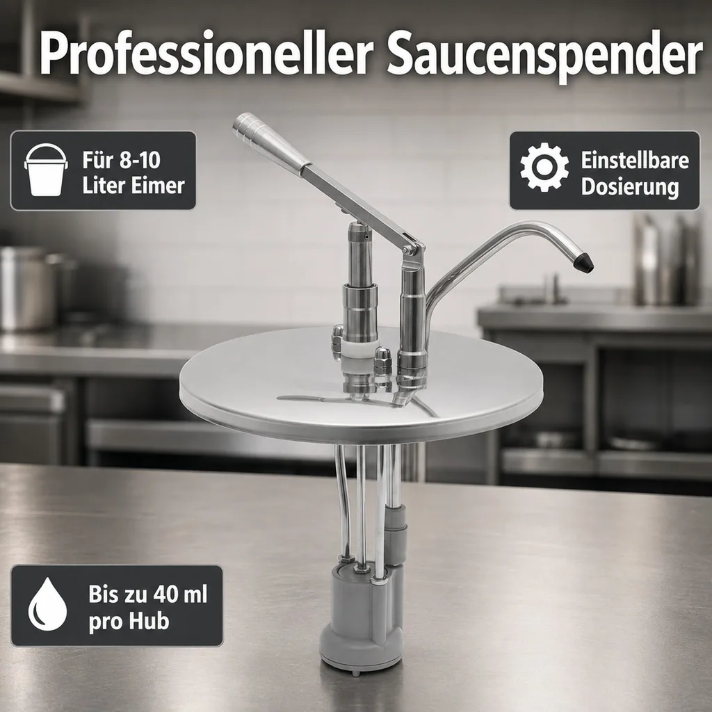 Saro Saucenspender, Soßenspender - PD 009 Aufsatz, für 8-10L Eimer