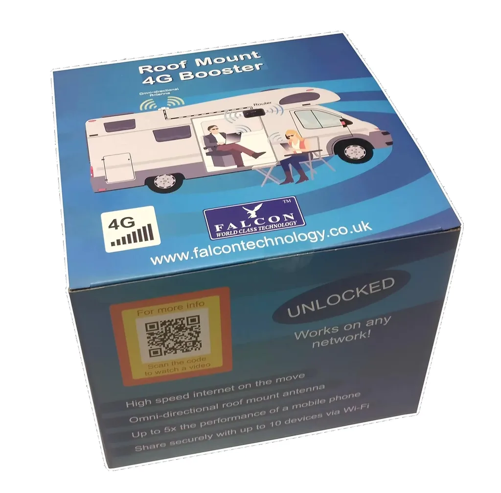 LTE Camping/Boot Dachantenne mit WLAN Router, 4G