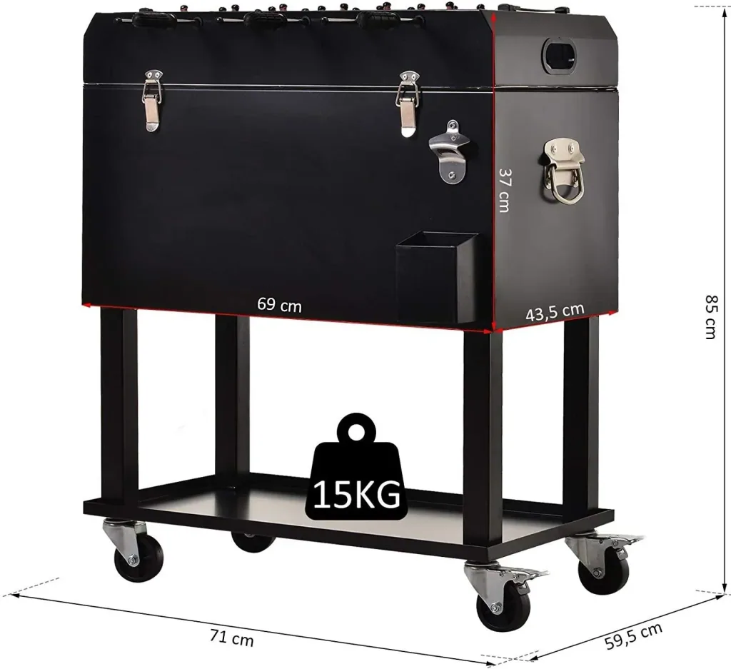Tischkicker mit Kühlbox