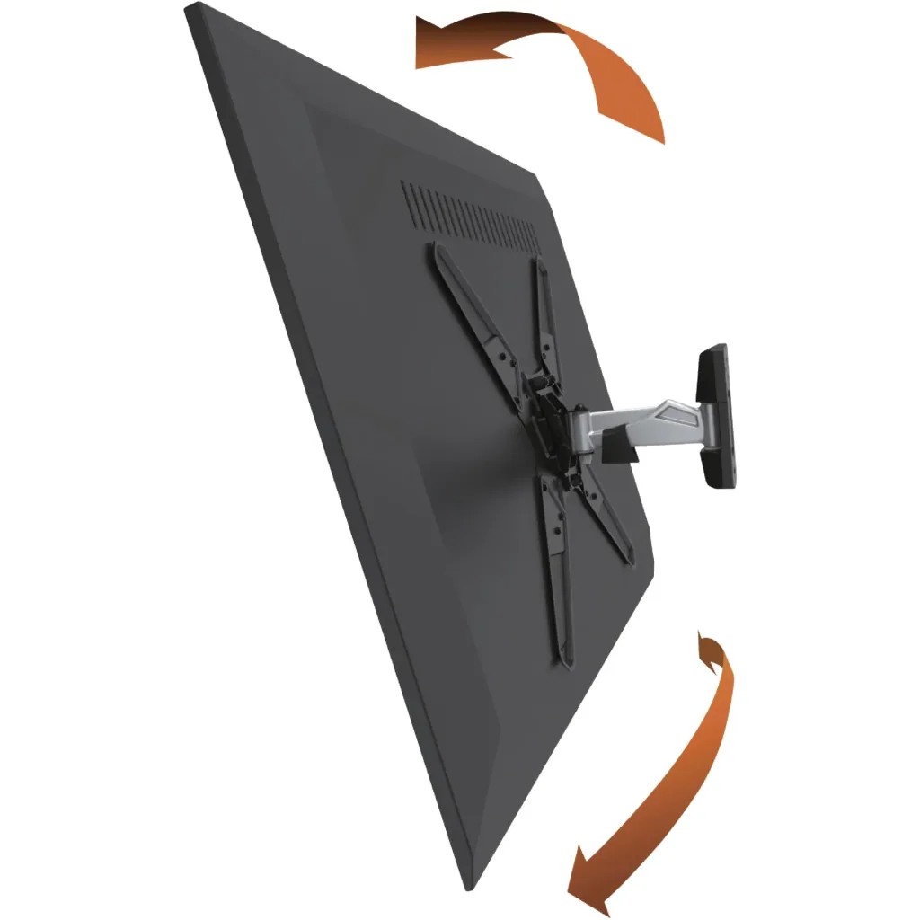 TV-Wandhalterung vollbeweglich 26 - 42 " 30 kg Silber/Schwarz