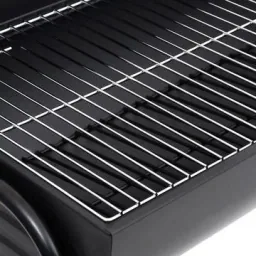 BBQ Holzkohlegrill - Grillfläche 60 x 30 cm - Rostfreier Stahl