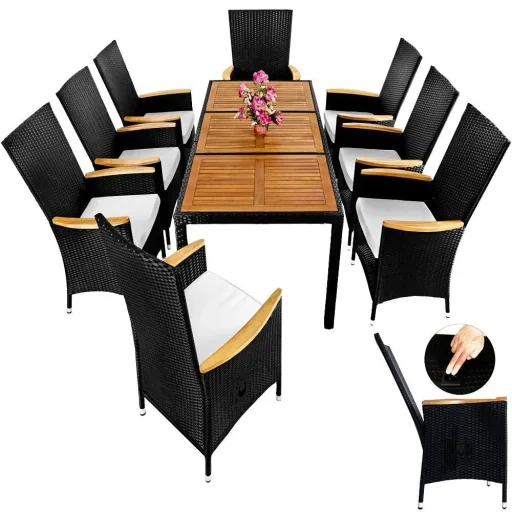 Einrichtungsset Verona Premium - 17-teilig - Schwarz