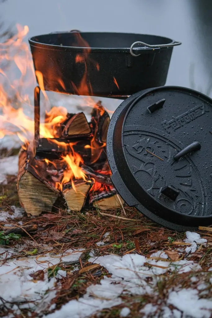 Feuertopf (6qt) planer Boden (ohne Füße)