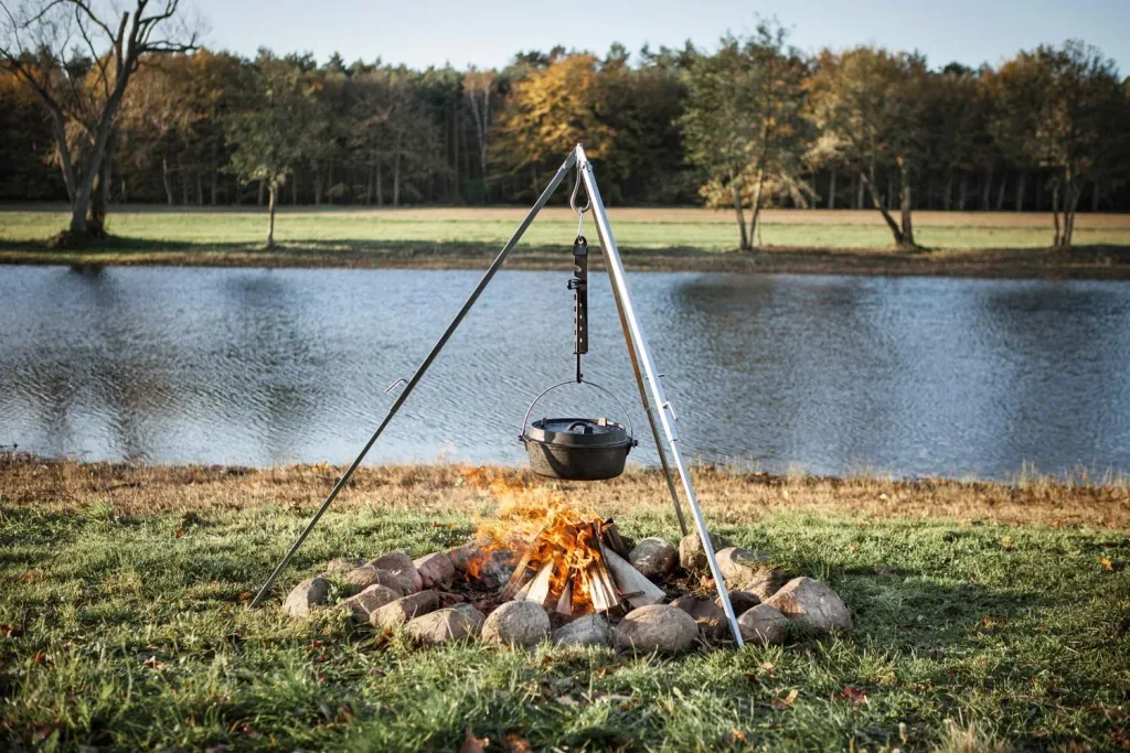 Feuertopf (6qt) planer Boden (ohne Füße)