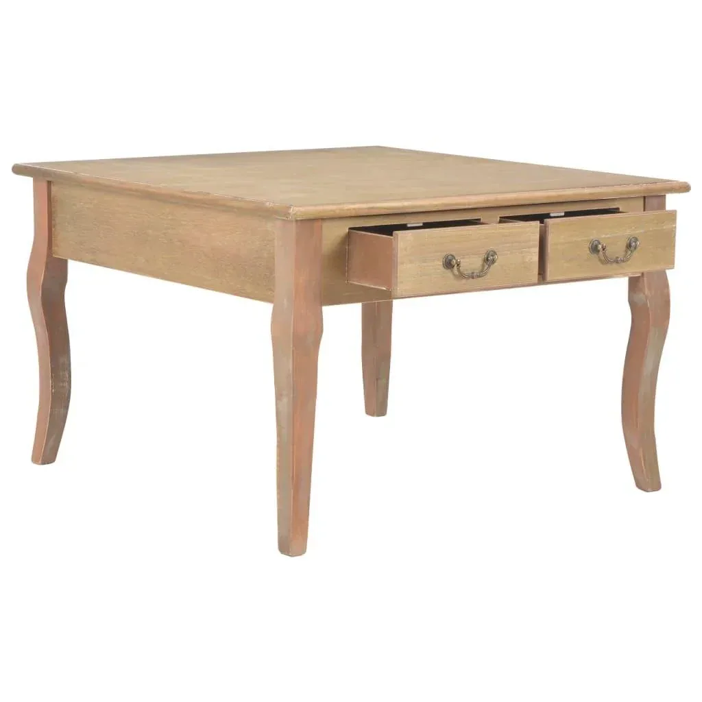 Couchtisch 80x80x50 cm Holz braun