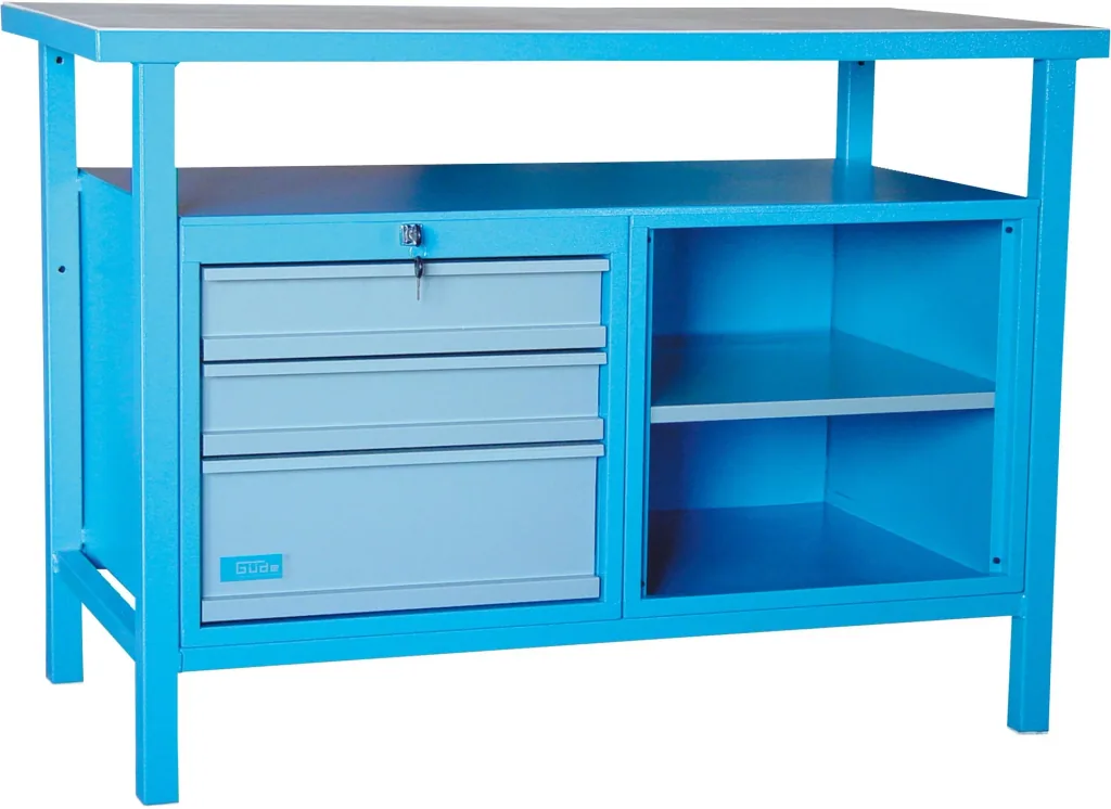 Werkbank P 1200 SL mit Schubfächern, abschließbar