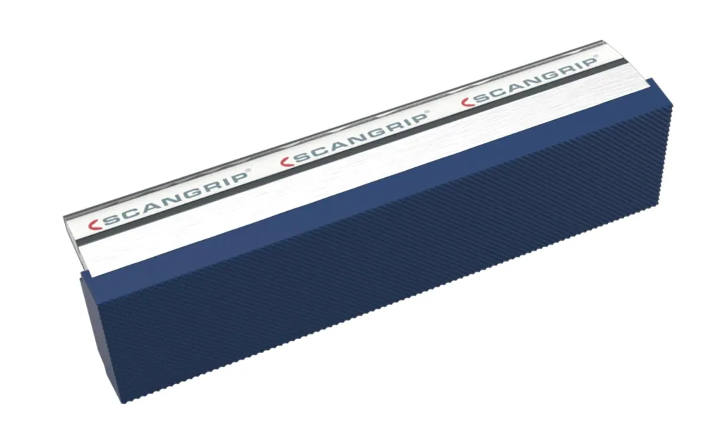 Alu-Gummi-Magnet-Schraubstockbacken 100 mm