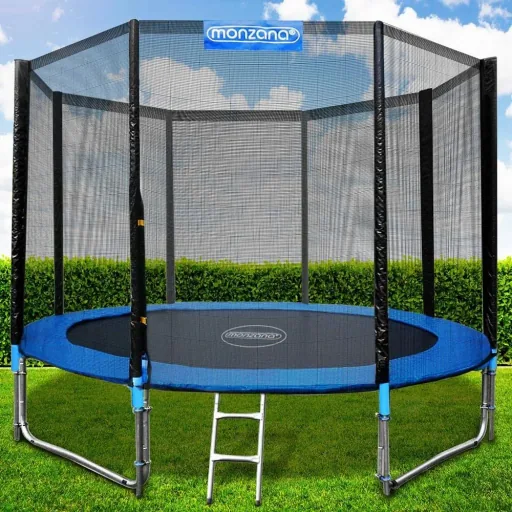Trampolin Ø244cm inkl. Sicherheitsnetz - 8 Stangen