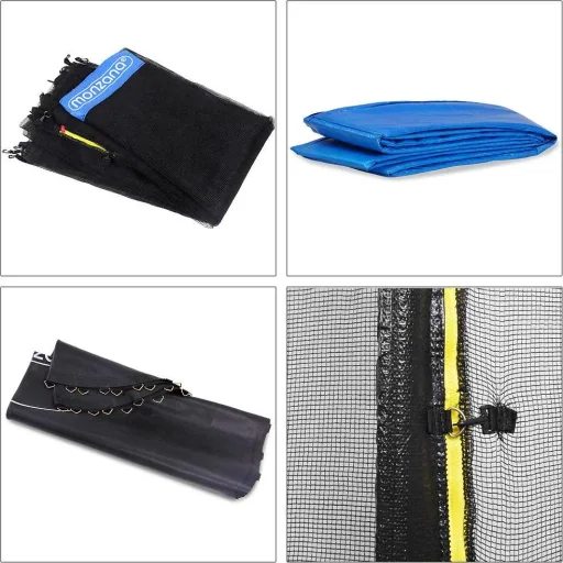Trampolin Ø244cm inkl. Sicherheitsnetz - 8 Stangen