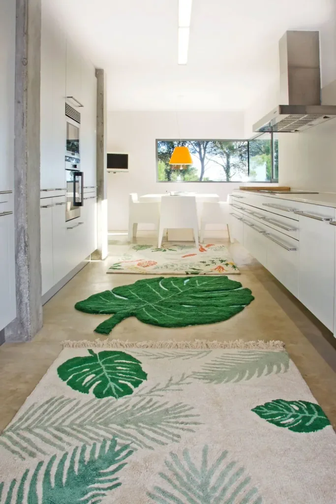 Lorena Canals Waschbarer Teppich - Monstera Leaf, 120 x 160 cm