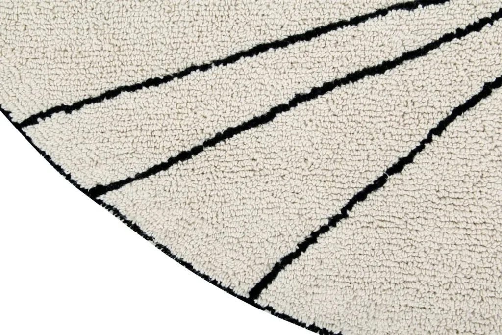 Lorena Canals Waschbarer Teppich - Trace Beige, 160 cm