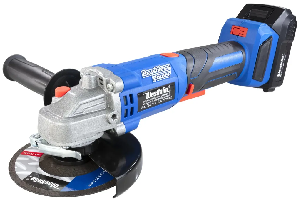 18V Winkelschleifer BL 125 mm - mit Akku und Ladegerät -