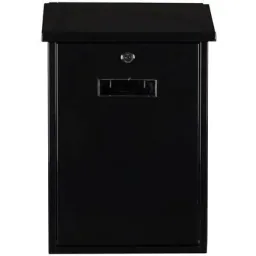 Briefkasten Rio Schwarz - 270x100-395 mm