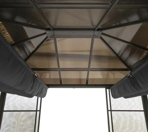 Sojag Aluminium Pavillon und Wintergarten Castel, bronze