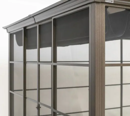Sojag Aluminium Pavillon und Wintergarten Castel, bronze