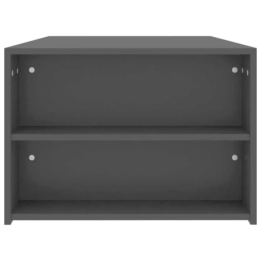 Couchtisch 100x60x42 cm schwarz Spanplatte