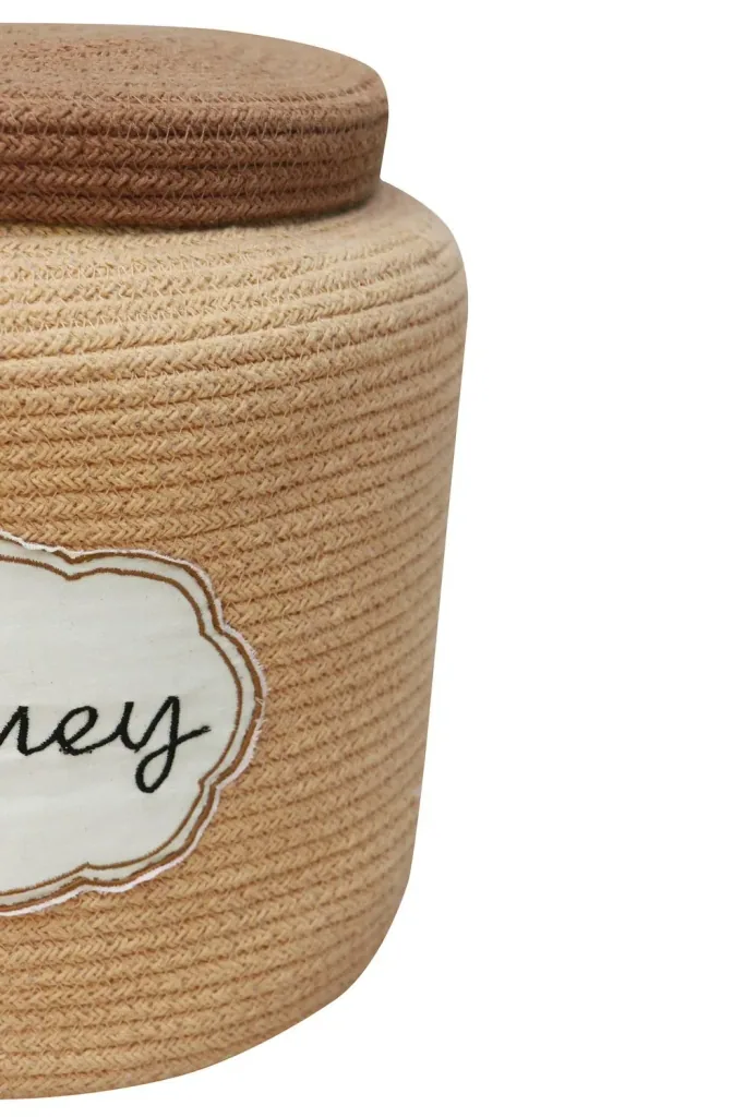 Lorena Canals Aufbewahrungskorb kinder, Spielzeugkorb - Honey Pot, 28 x 27 cm