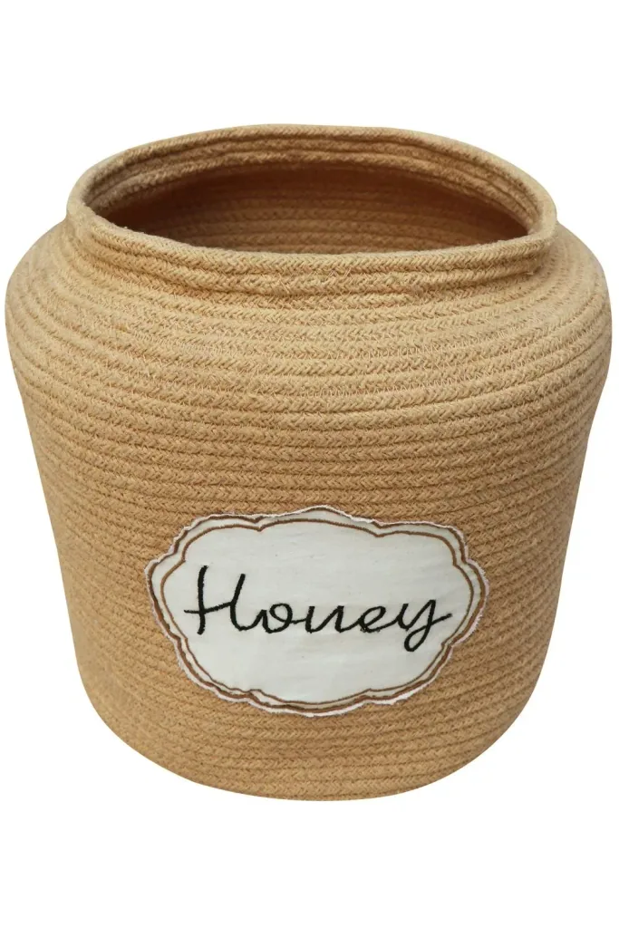 Lorena Canals Aufbewahrungskorb kinder, Spielzeugkorb - Honey Pot, 28 x 27 cm