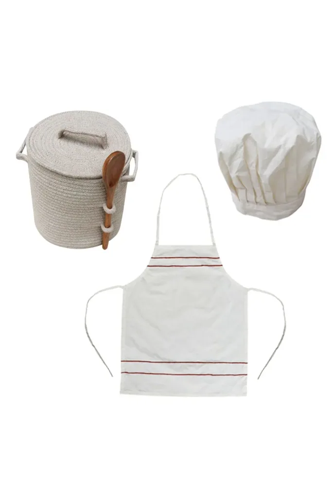 Lorena Canals Spielzeugkorb, Spielkorb - Little Chef, 21 x 21 cm